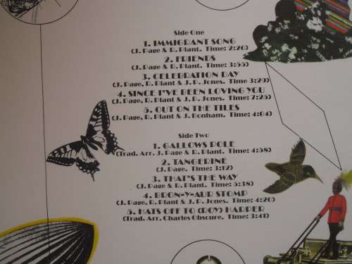 RARE!!! LED ZEPPELIN - III GATEFOLD VINYL, LP, RECORD.